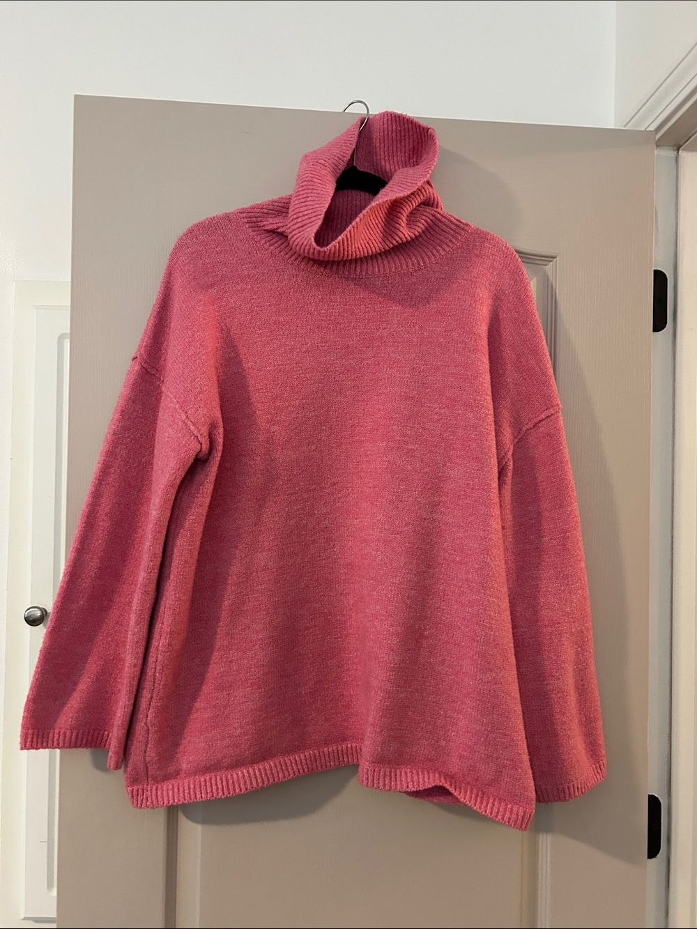 Women's Rose Cowl-Neck Sweater - Relaxed Knit